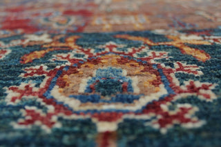 Khurgeen Qudratu Red/Blue Rug, 5'8x7'10