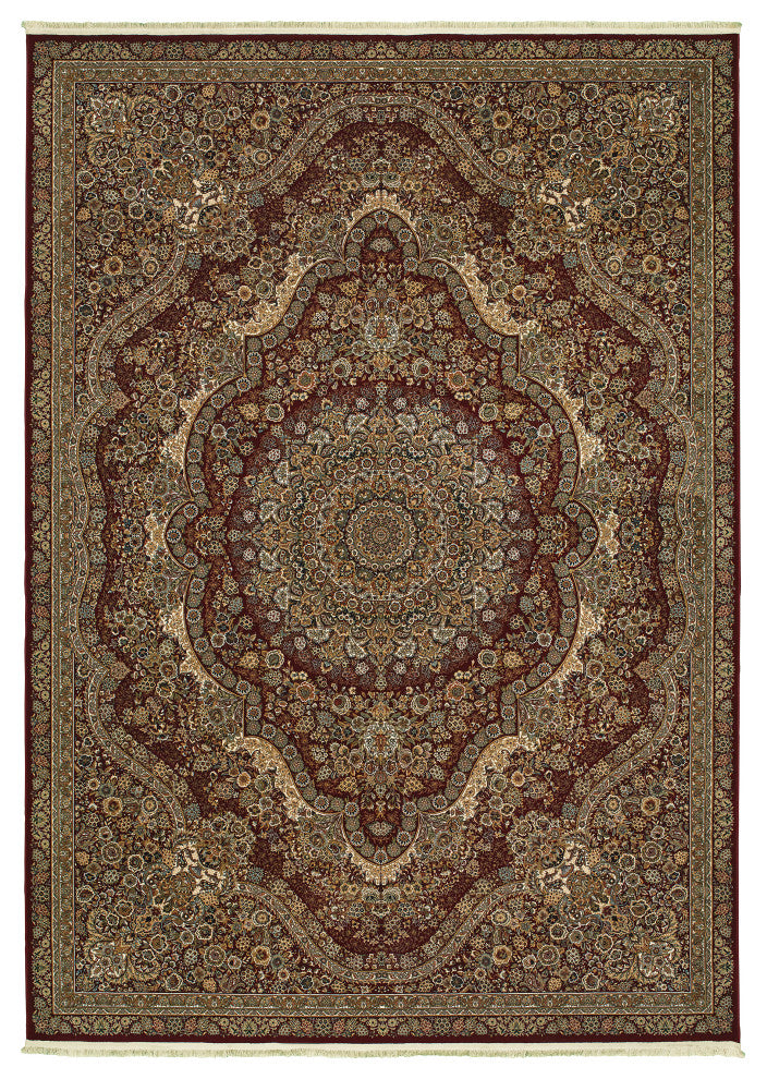 Oriental Weavers Masterpiece Red/ Gold Oriental Indoor Area Rug 7'10"X10'10"