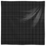 Line Grid Black 58x58 Tablecloth