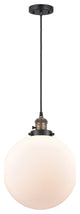 INNOVATIONS 201CSW-BAB-G201-12-LED 1-Light Mini Pendant Black Antique Brass