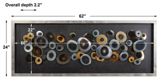 Uttermost Discs Silver Shadow Box