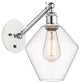 Innovations 317-1W-WPC-G652-8 1-Light Sconce, White and Polished Chrome