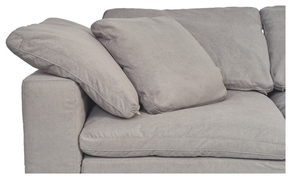 Terra Modular Sofa Performance Fabric, Grey