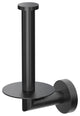 Glam Toilet Paper Holder, Matte Black, Storage