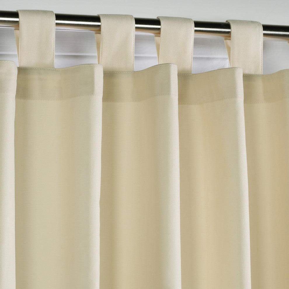 Weathermate Tab Top Wide Panel Pair 80 x 84 in Natural