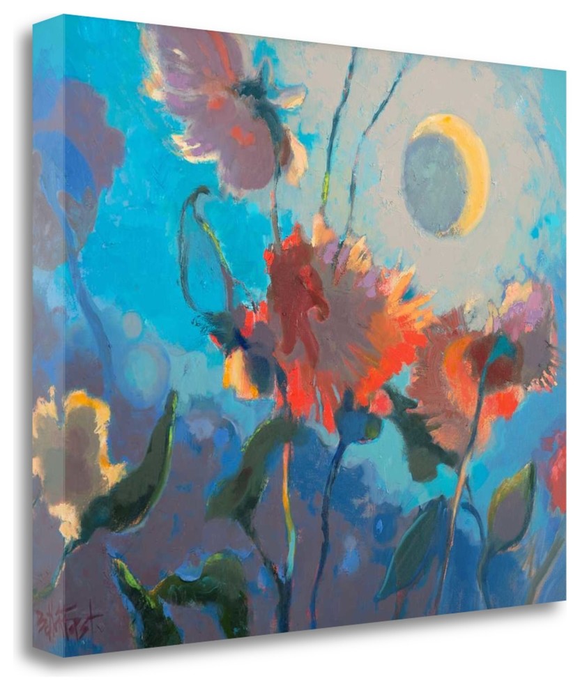 "Dahlia Moonglow" By Beth A. Forst, Giclee Print on Gallery Wrap Canvas