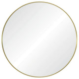 Parga Framed Round Decorative Mirror