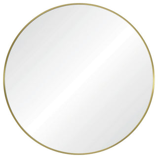 Parga Framed Round Decorative Mirror