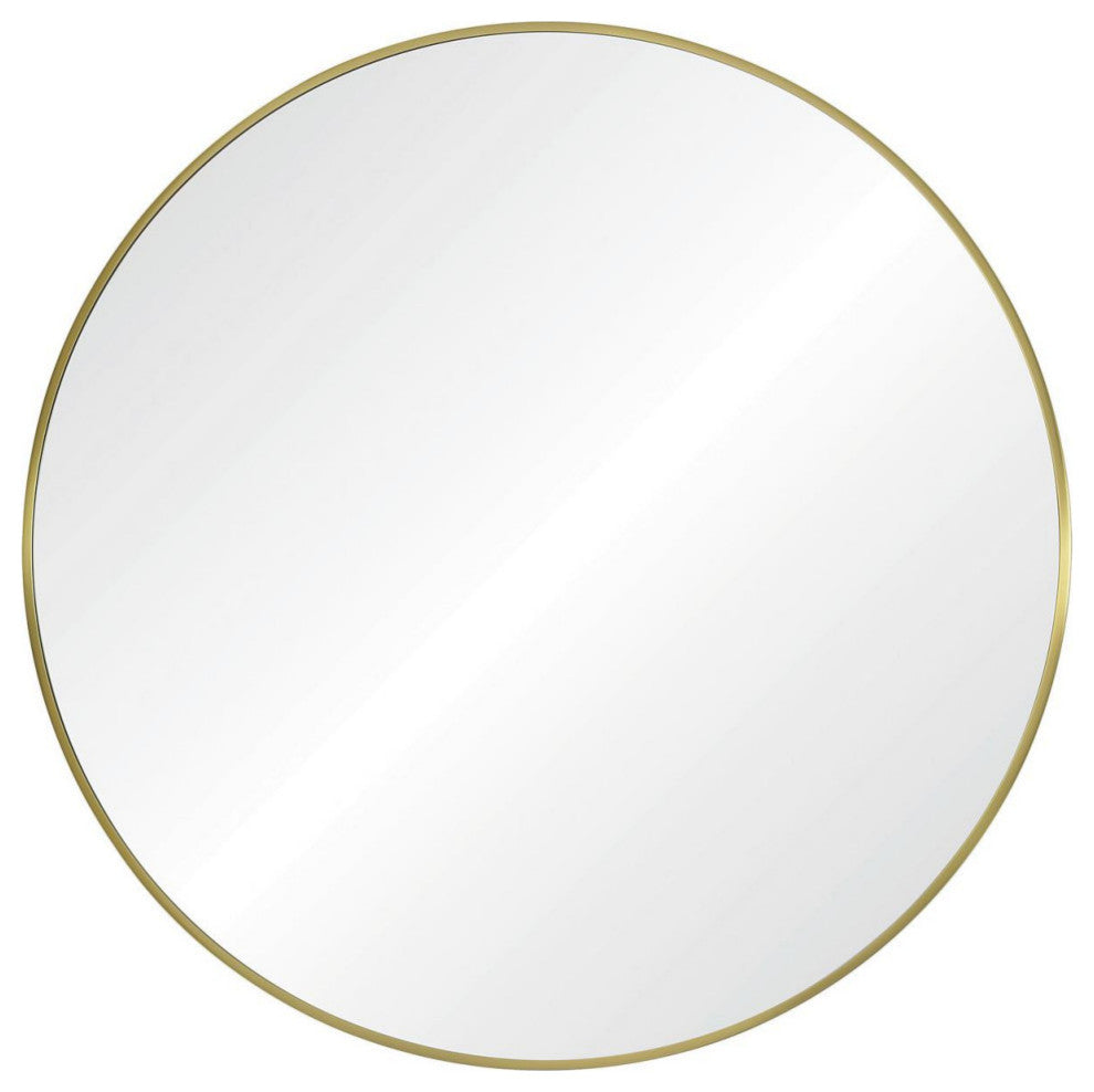 Parga Framed Round Decorative Mirror