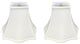 Royal Designs Fancy Square Bell Basic Lamp Shade, White, 7x16x12.75, Set of 2