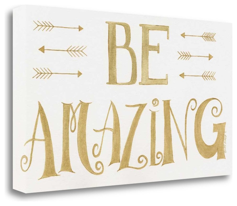 "Be Amazing" By Cindy Shamp, Giclee Print on Gallery Wrap Canvas, Ready to Hang