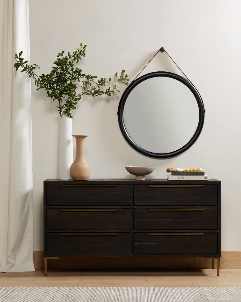 Des Mirror, Black Wash Poplar