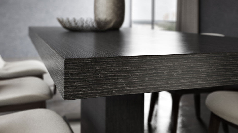 Astor Dining Table, 71", Extendable to 94", Gray Oak