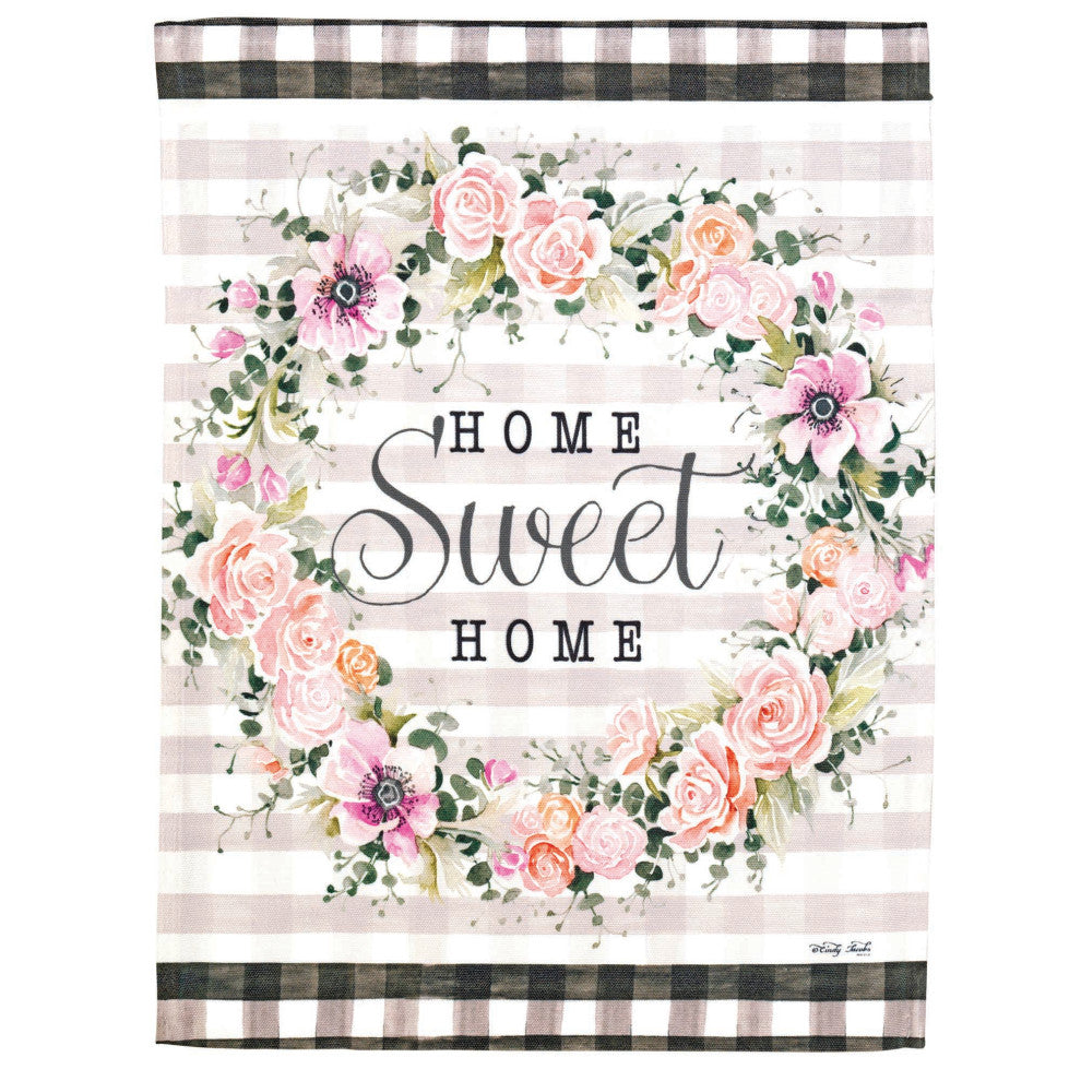 Flag Home Sweet Home Wreath 30x44