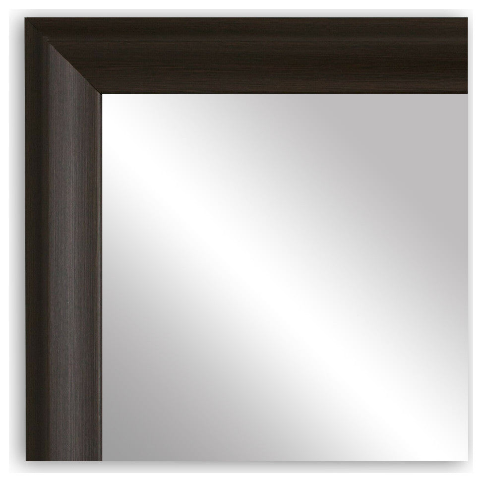Woodford Framed Wall Mirror, Walnut, 20" X 54"