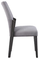ACME Bernice Side Chair, Set of 2, Gray Oak