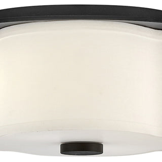 Hinkley Delaney Medium Flush Mount, Black