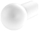 1" Cabinet Knob, Matte White