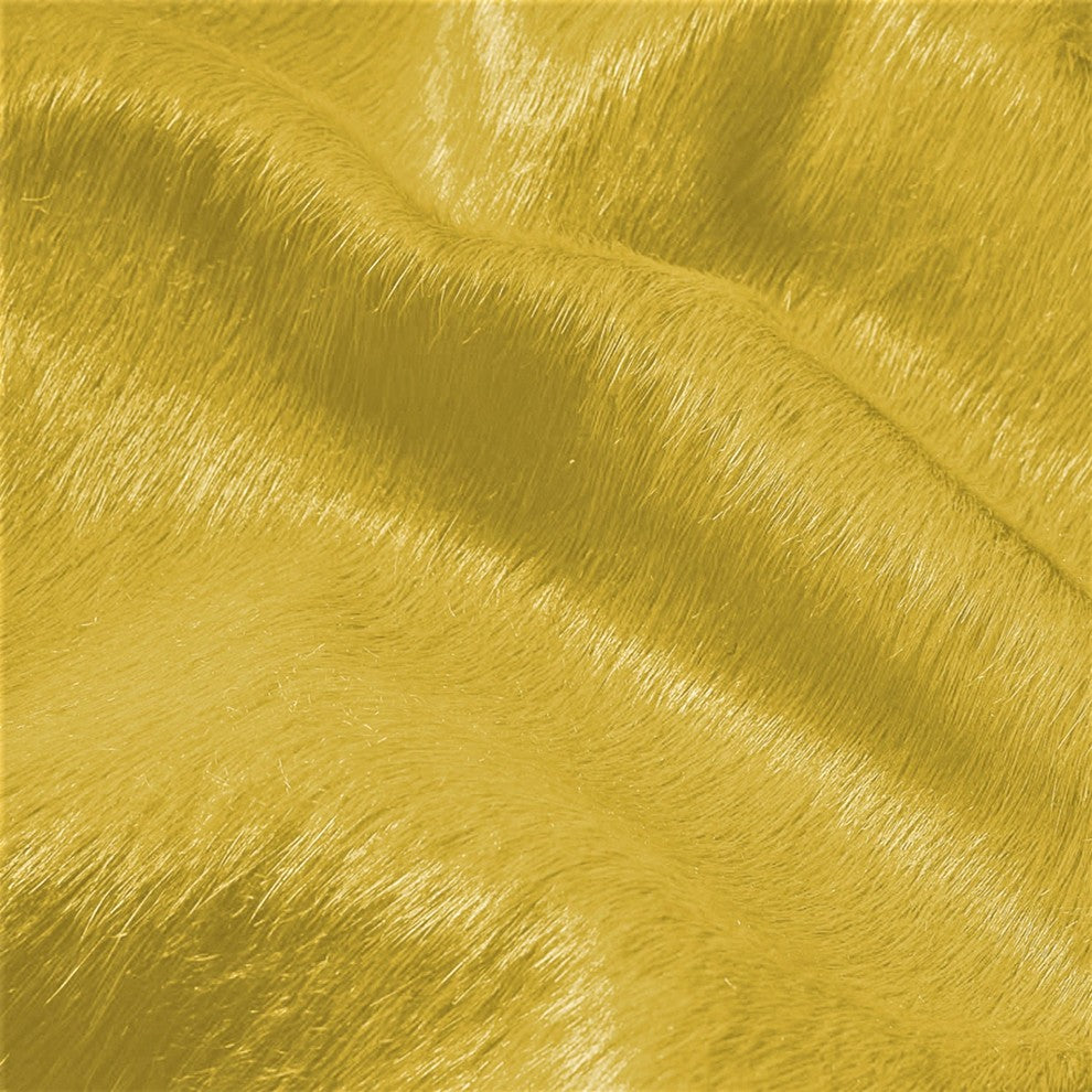 Yellow Cowhide Rug