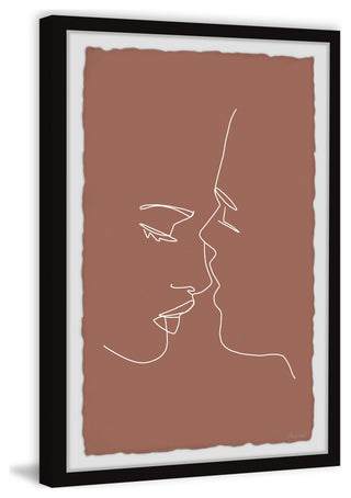 "Distorted Feelings" Framed Painting Print, 24x36