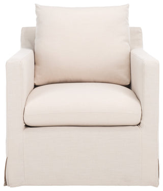 Safavieh Hadara Swivel Accent Chair, Bone