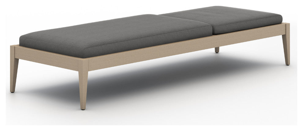Sherwood Outdoor Chaise Lounge-Bwn/Chrcl