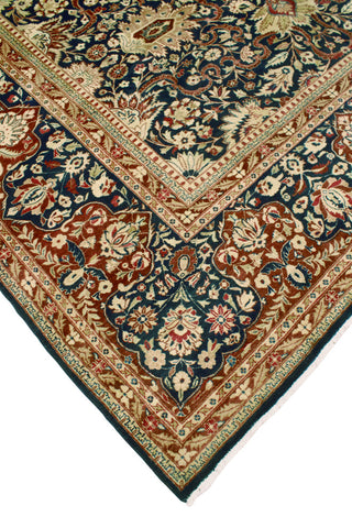 Pak-Persian Dannie Navy/Brown Rug, 9'0x11'6