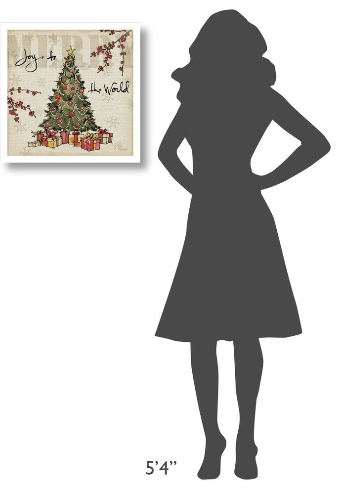 "Winter Wishes I" Digital Paper Print by Anne Tavoletti, 20"x20"