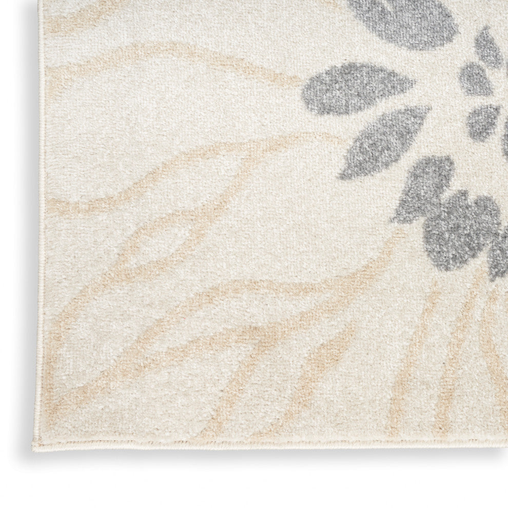 Nourison Passion 8' x 10' Ivory Grey Blue Contemporary Indoor Area Rug