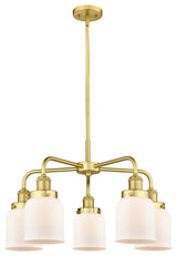 Innovations Cone 5 23" Chandelier Satin Gold