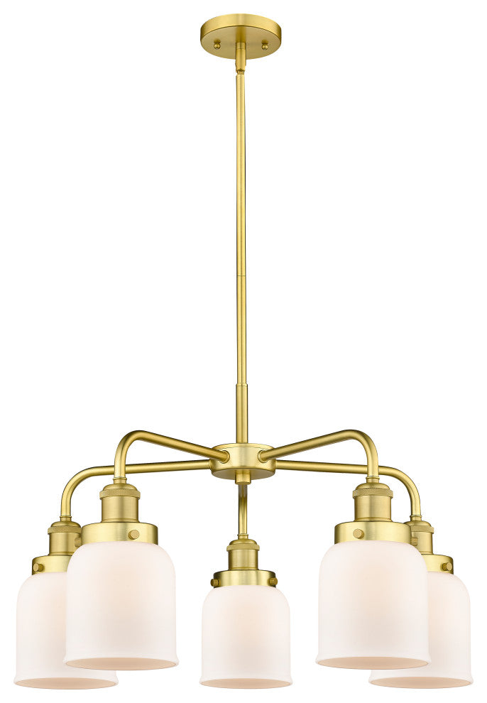 Innovations Cone 5 23" Chandelier Satin Gold