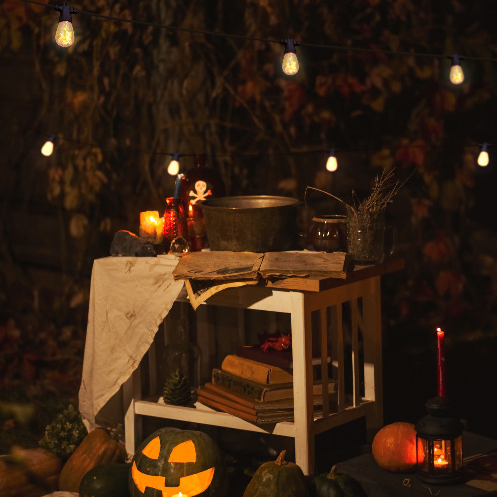 Solar Ambience Pro with Flaming, Flickering LED Bulbs, Nonhanging