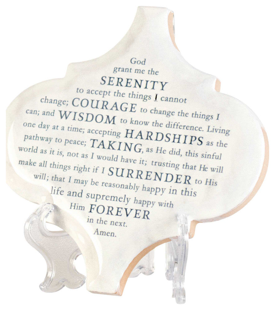 Serenity Prayer Tile Arabesque