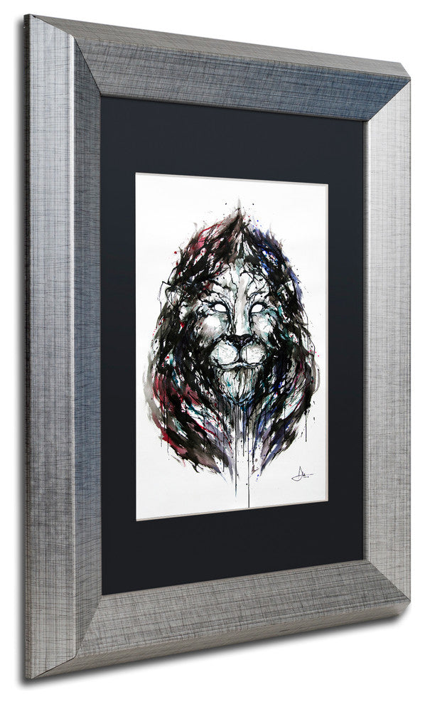 Marc Allante 'Ozymandius' Art, Silver Frame, Black Mat, 14x11