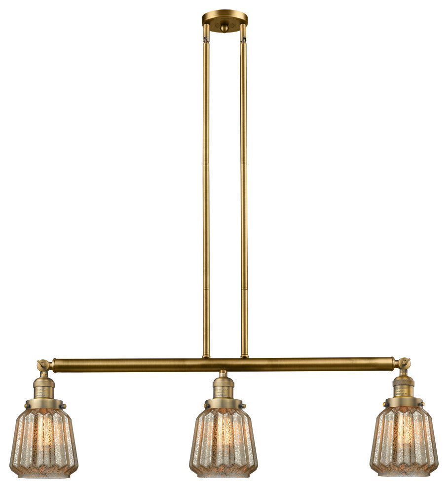 Innovations Lighting 213-Bb-S-G146-Led 3 Light Dimmable Led Island Light