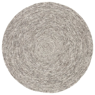 Jaipur Living Tenby Solid Gray Round Rug, 6'x6' Round