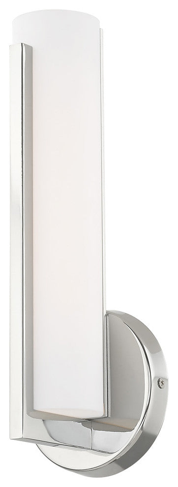 Livex Lighting Polished Chrome LED Light ADA Wall Sconce