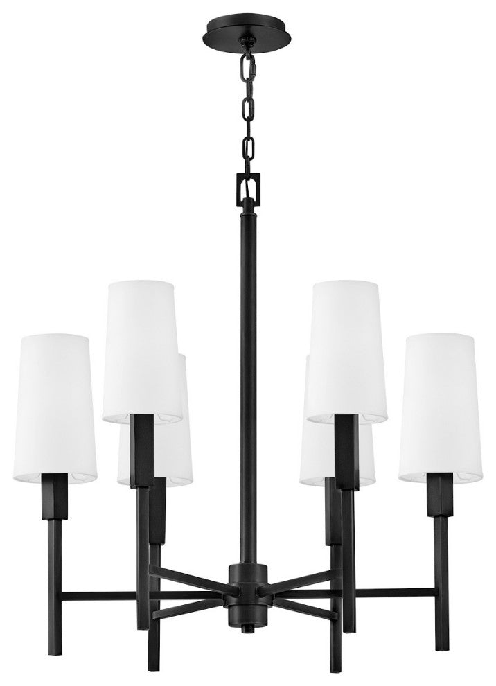 Hinkley Fenwick Medium Chandelier, Black