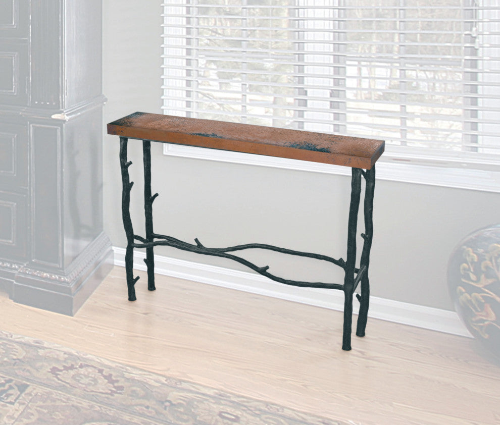South Fork Small Console Table For 40"x8", Rectangular Top