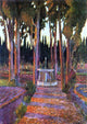 Santiago Rusinol Prats La fuente, 18"x27" Wall Decal