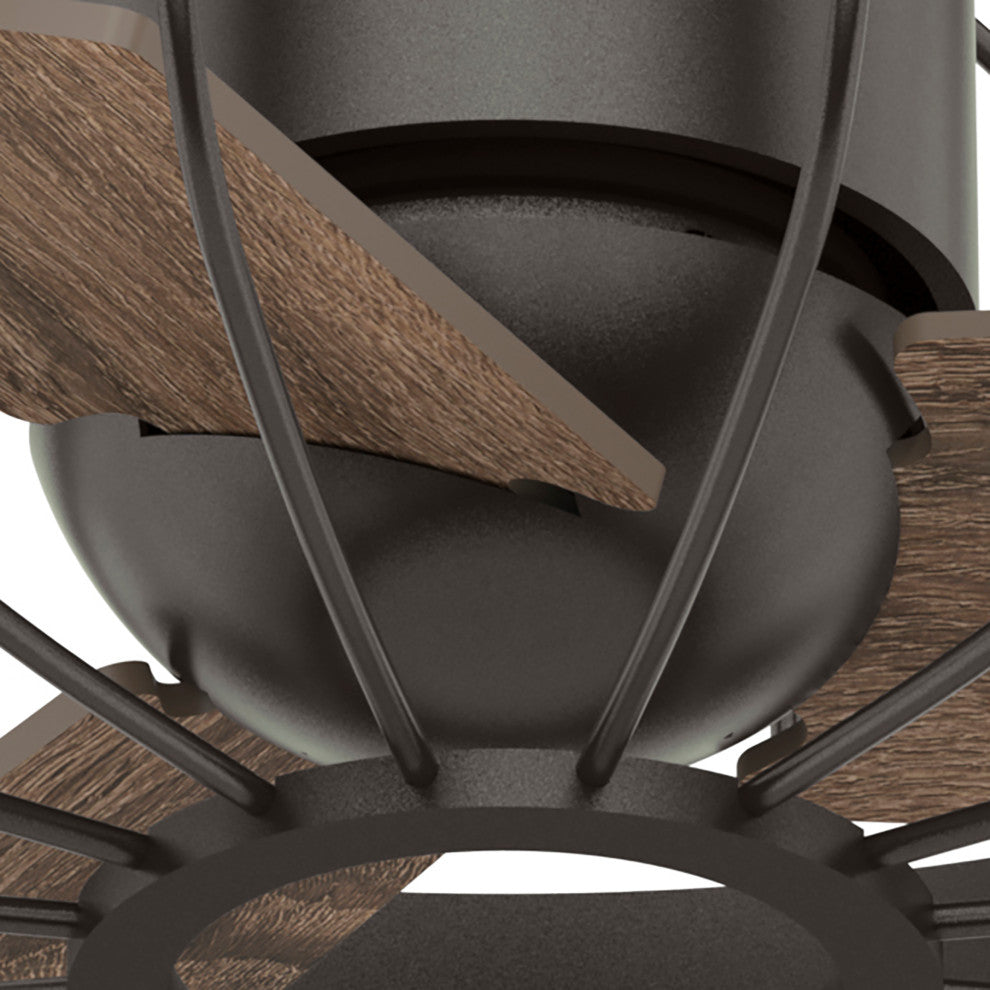 Hunter 16" Roswell Noble Bronze Ceiling Fan With Wall Control