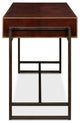 Modern Industrial Leather Desk