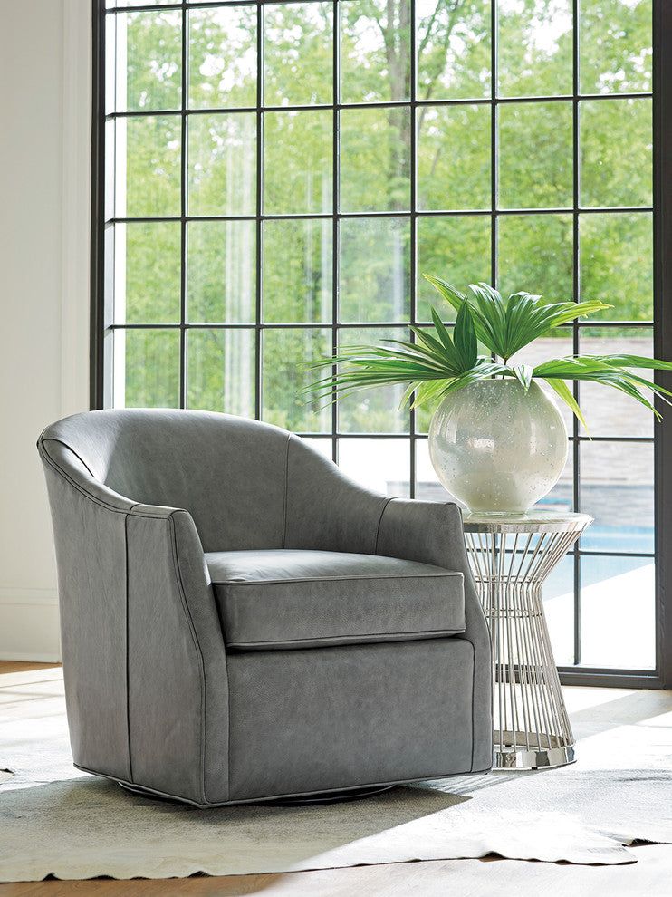 Escala Leather Swivel Chair