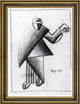 Kazimir Malevich Neron - 16" x 24" Framed Premium Canvas Print