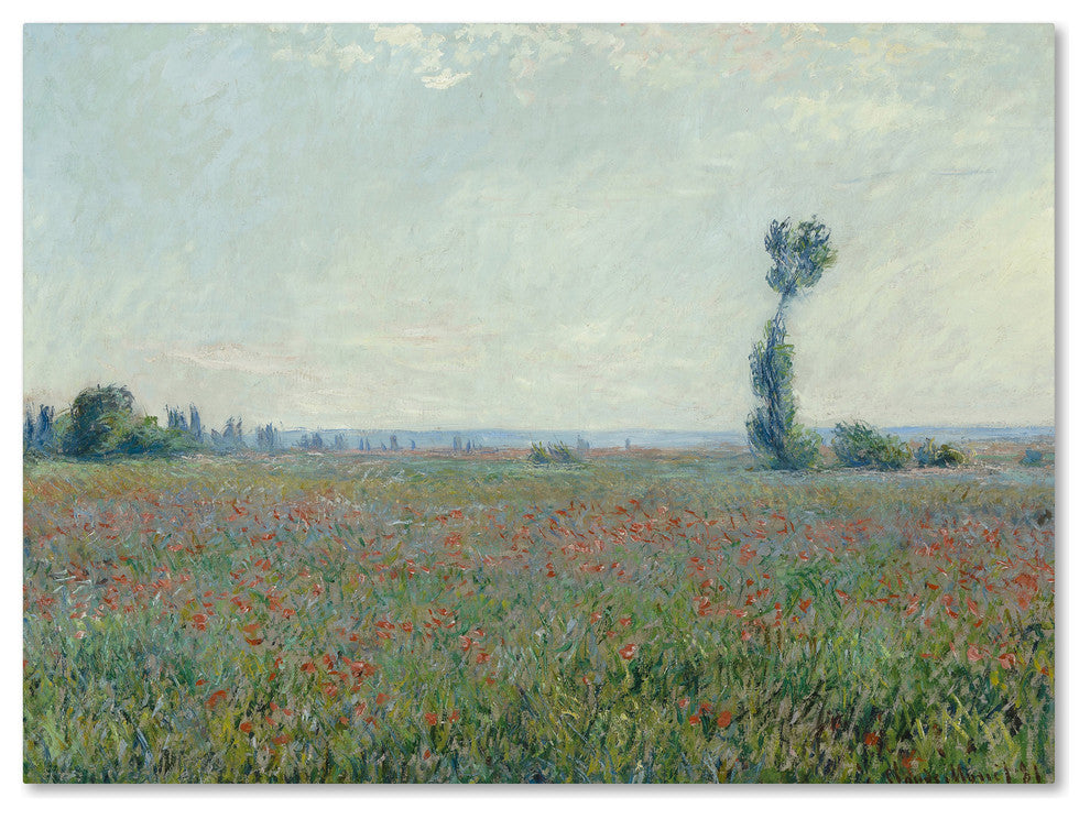 Monet 'Poppy Field' Canvas Art, 32 x 24