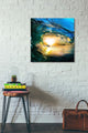 Epic Graffiti "The Language of Waves" Giclee Canvas Wall Art, 26"x26"