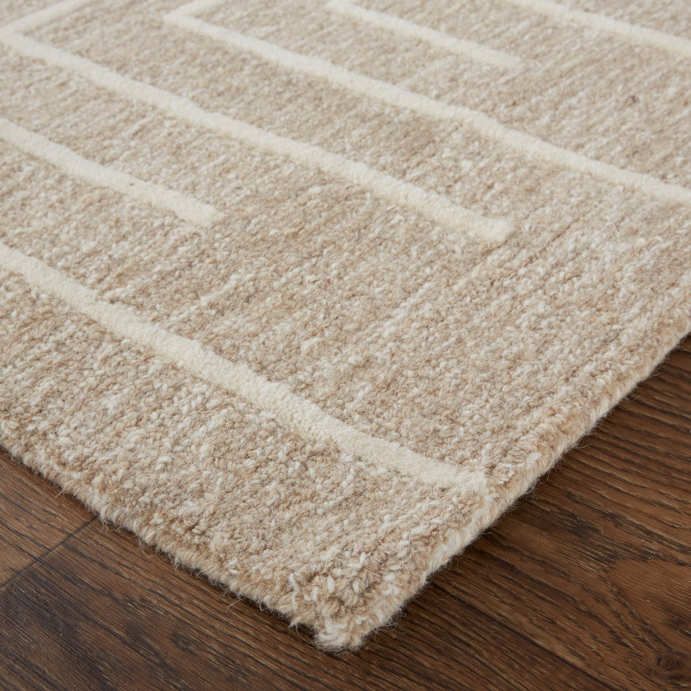 Fenner T8003 Transitional/Farmhouse/Casual Area Rug, 5'x8'