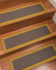 Big Sur Custom Sisal Stair Treads, Tan, 9" X 29" Set of 13