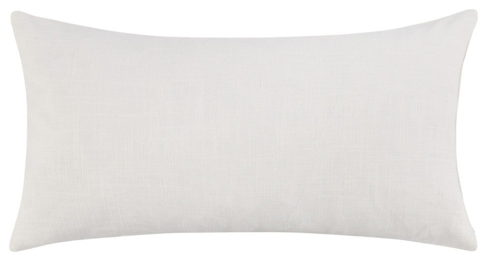Ralph 22" Cotton Linen Throw Pillow, 14x26