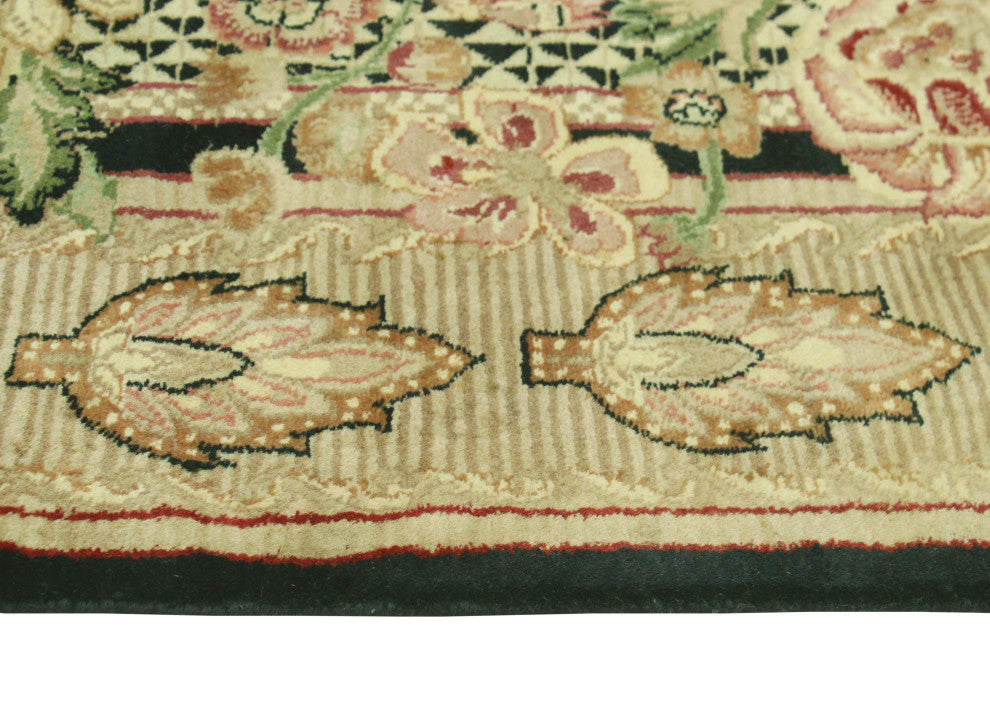 Pak-Persian Dantina Black/Light Brown Rug, 7'10x10'4